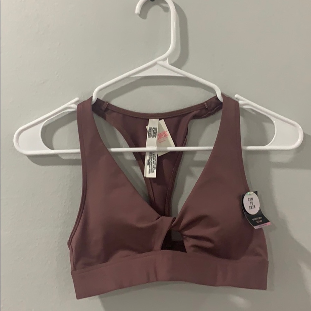 Pink Sports Bra